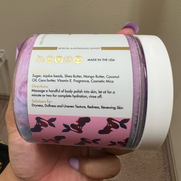 Aminnah Mermaid Kisses Sugar Polish retails $32.00 USD a container - Picture 11 of 13